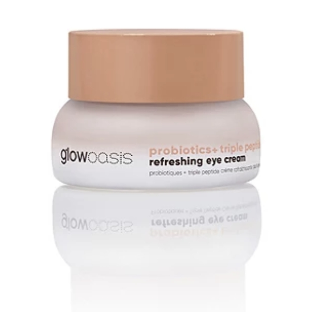Glowoasis probiotics and triple peptide eye cream